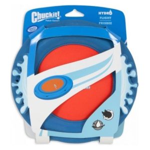 OPHØRSUDSALG – Chuckit Hydro Flight Frisbee ø24cm – Orange Blå