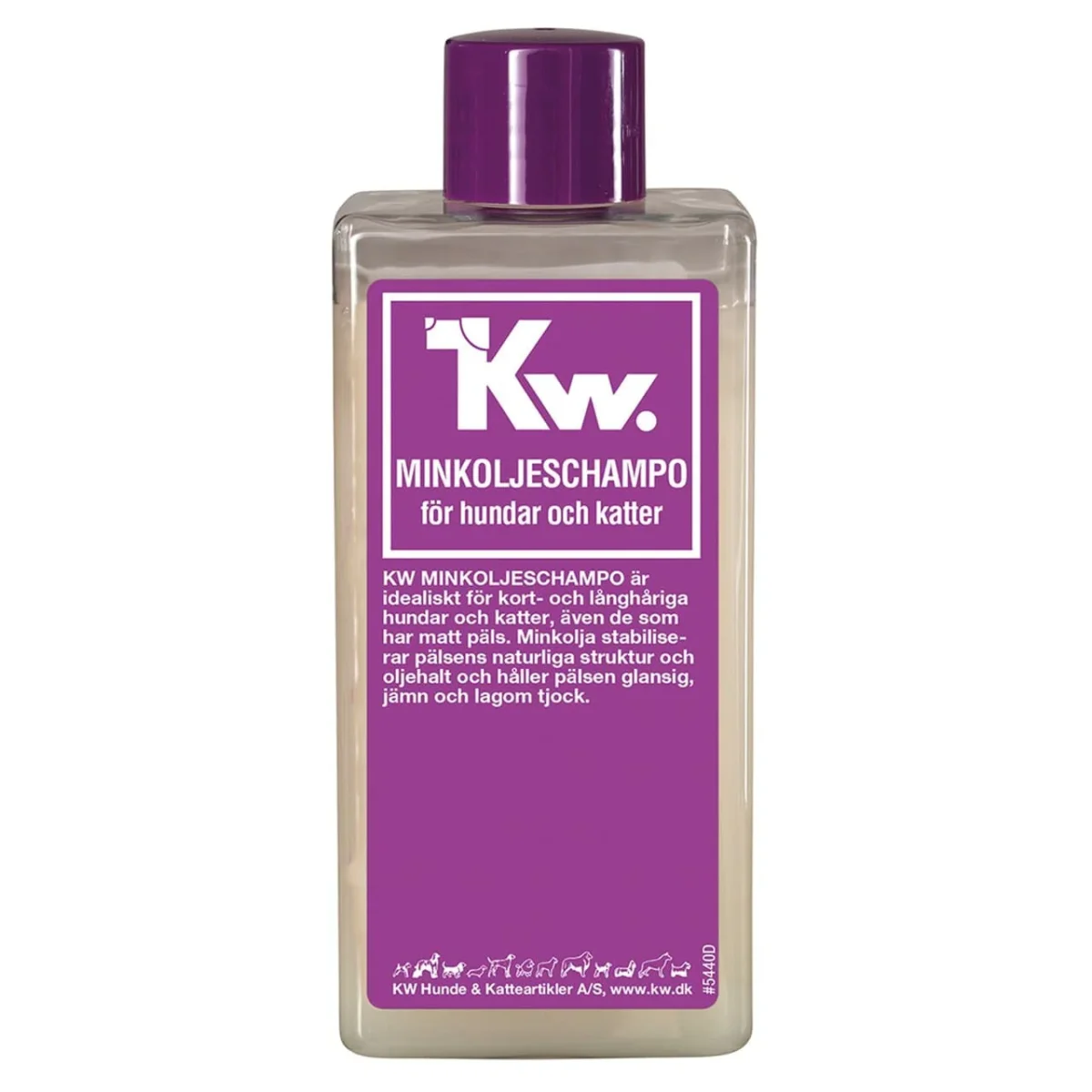 KW Minkolie Shampoo 200ml/500 ml – Pleje til tør og glansløs pels