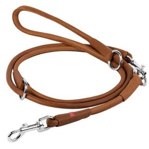Waudog Soft rundsyet læder dressurline – 183 cm / 10 mm